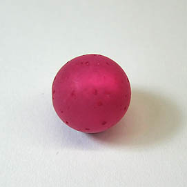 Polaris-Perle Struktur 14mm pink